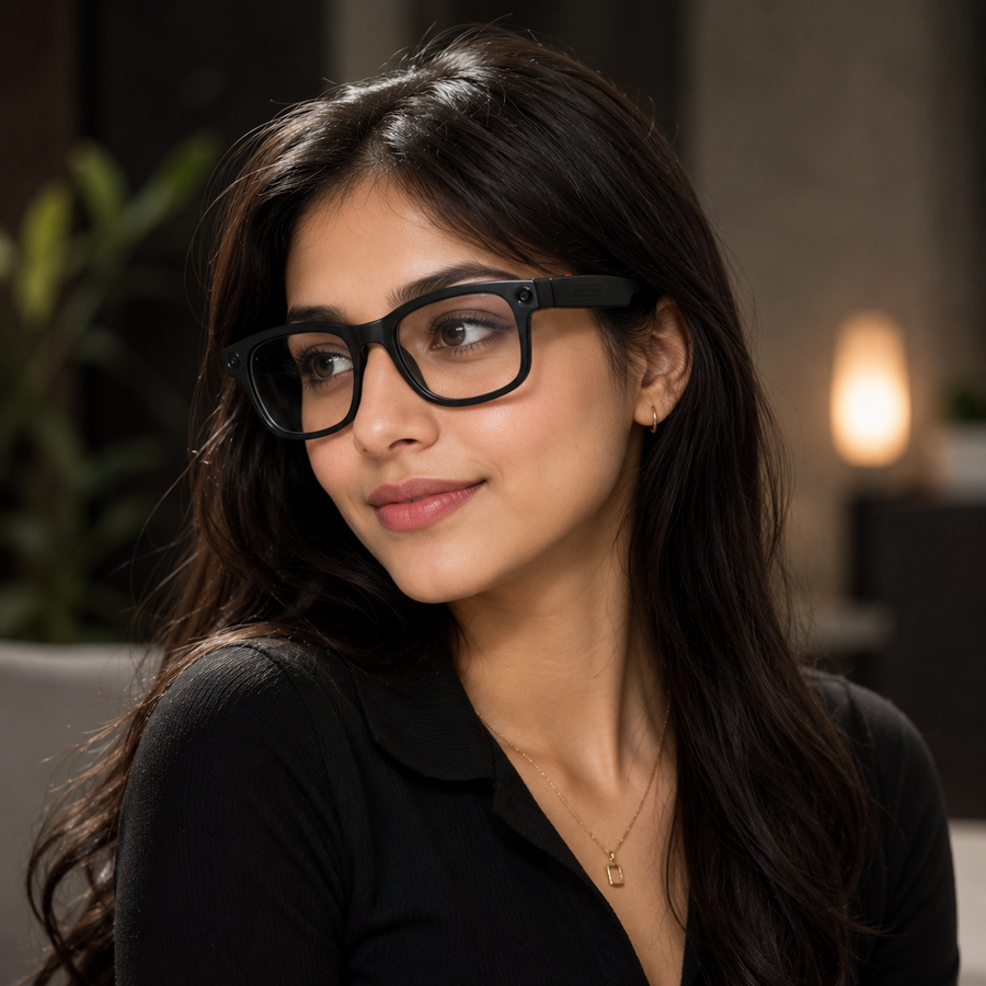 Skyhook AI Smart Glasses — 3K Camera, Voice AI & Open-Ear Audio